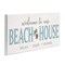 Stupell Industries Welcome Beach House Greeting Wall Plaque, design by Seven Trees Design